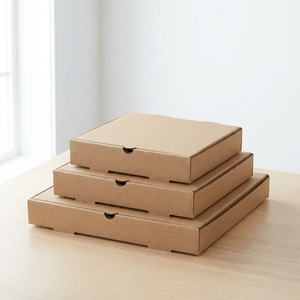 Caja de Pizza Triangular de Cartón Corrugado Portátil y Reciclable, Ecológica, de Alta Gama, con Tamaño Personalizado y Materiales Reciclados - Product Image 2