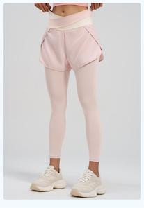 Pantalones <span class=keywords><strong>de</strong></span> Yoga <span class=keywords><strong>de</strong></span> Cintura Media al por Mayor con Compresión Integrada, Elásticos en Cuatro Direcciones, Transpirables, Ecológicos, Antirozaduras, Estampados, Reversibles, 8 Colores - Product Image 2