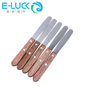 <span class=keywords><strong>Espátula</strong></span> y Cuchillo <span class=keywords><strong>de</strong></span> Mezcla para <span class=keywords><strong>Laboratorio</strong></span> Dental con Mango <span class=keywords><strong>de</strong></span> Madera y Construcción Metálica, Herramientas para Cera - Product Image 5