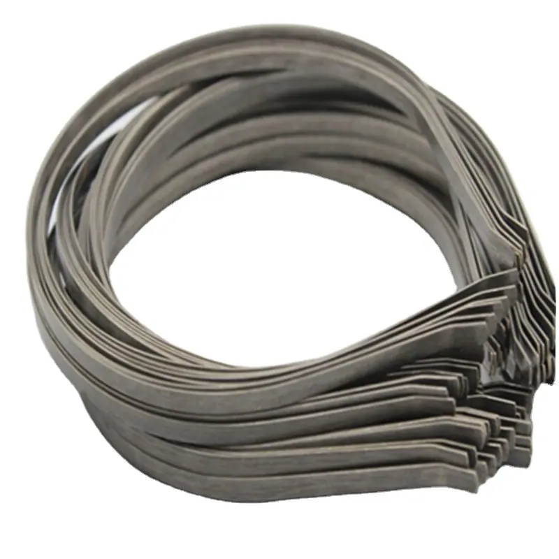 Manufacturer wholesale 7mm galvanized white K steel hair hoop