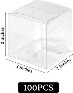 Caja de regalo personalizada, embalaje transparente de PVC y acetato de plástico PET, plegable, OEM - Product Image 4