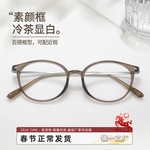 Monture de lunettes ovales Danyang 56807, monture complète légère en plastique, verres pour femmes, lunettes de myopie - Product Image 5