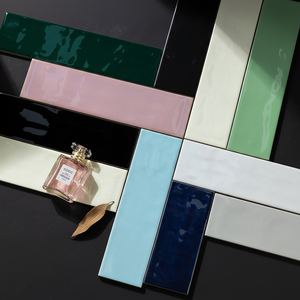 Carrelage mural en céramique <span class=keywords><strong>de</strong></span> qualité supérieure, série <span class=keywords><strong>RIBE</strong></span>, brique brillante pour la rénovation intérieure résidentielle - Product Image 1