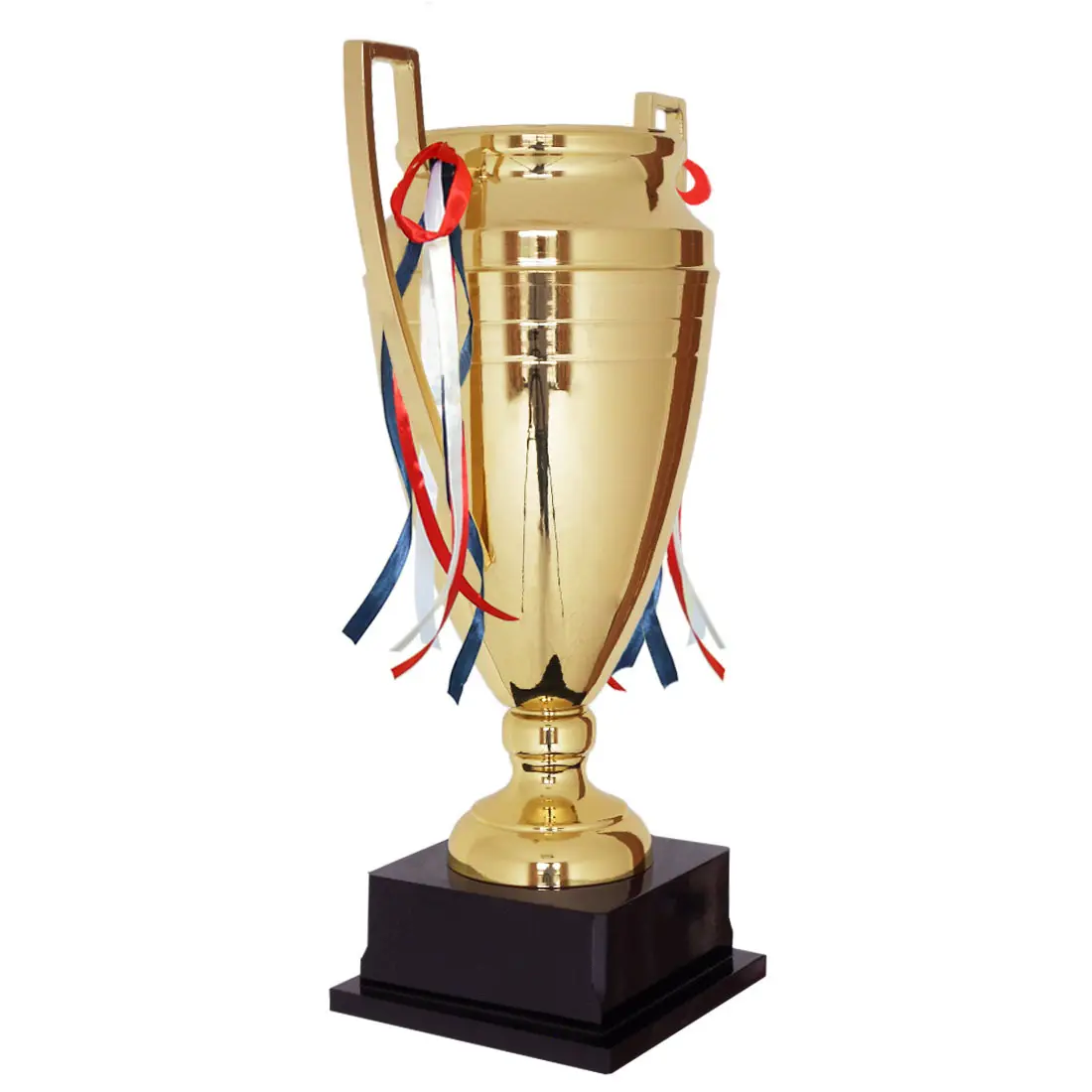 Custom Luxe Grote Wereld Voetbal Beker Trofee Competitie Legering Metalen Sport Goud Wereldsport Voetbal Beker Trofee Trofeeën En Medaille