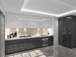 CBMmart moderni minimalisti armadi da cucina con pannello porta <span class=keywords><strong>laccato</strong></span> <span class=keywords><strong>bianco</strong></span> - Product Image 6