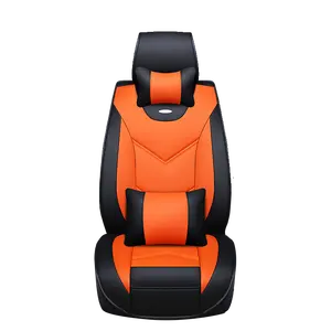 Capas de assento de carro personalizadas, capas confortáveis para assento de carro com 5 assentos para famílias para vw polo