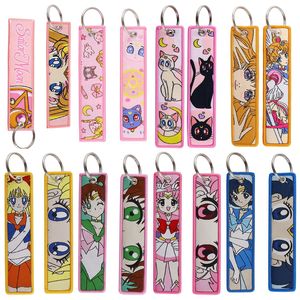 13 Llaveros <span class=keywords><strong>de</strong></span> Diseño Nuevo y Alta Calidad con Bordado <span class=keywords><strong>de</strong></span> Anime Sailor Mars para Decoración <span class=keywords><strong>de</strong></span> Mochilas - Product Image 1
