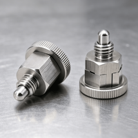 Goupille d'indexation miniature PMXYS SPMXSM SPMXYS PMXSB PMXYSB PMXSM en acier inoxydable avec bouton-poussoir à ressort