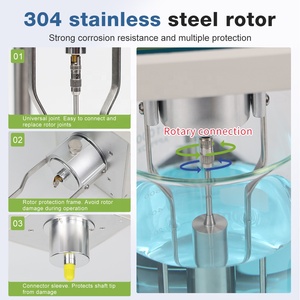 Viscosímetro digital de laboratorio, viscosímetro rotacional, productos químicos, viscosímetro de laboratorio, cosméticos - Product Image 5