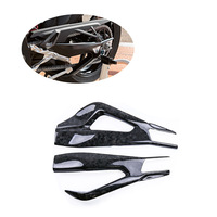 Pour moto S1000RR/S1000R : Kit de modernisation/amélioration – Cache-culbuteur arrière forgé en fibre de carbone 3K, finition brillante noire