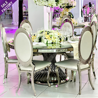 Chaise de banquet empilable en acier inoxydable de qualité commerciale pour hôtels, mariages et réceptions, mobilier de salle à manger moderne