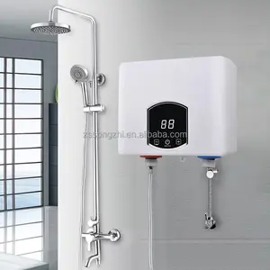 2024 5500w parete della casa a basso prezzo bagno geyser portatile per il bagno scaldabagno istantaneo elettrico tankless scaldabagno