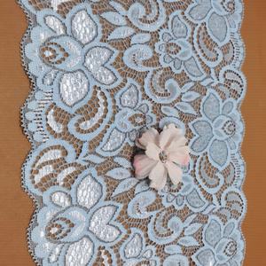 <span class=keywords><strong>Prix</strong></span> compétitif 18cm <span class=keywords><strong>Chantilly</strong></span> Tricoté Élastique Nylon Spandex Dentelle pour Robe de Mariée - Product Image 2