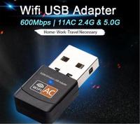 Clé USB WiFi double bande 11AC Onlyoa 600 Mbps avec chipset Realtek RTL8811CU, adaptateur USB pour PC/ordinateur de bureau/ordinateur portable