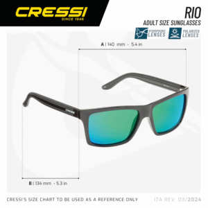 Occhiali da sole sportivi RIO modello XDB10011 nero/Dark Grey Lens - Product Image 4