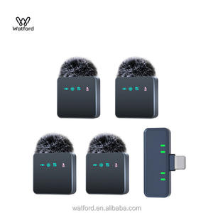 Microphone sans fil miniature H13 portable - Microphone à condensateur antibruit pour smartphones, utilisation sur ordinateur de bureau, léger, pour interview - Product Image 4