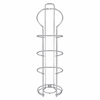 Support de papier toilette autoportant en métal personnalisé avec rangement pour 3 rouleaux, organisateur de salle de bain, fabricant OEM ODM