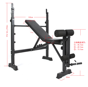 Loozyfit — <span class=keywords><strong>banc</strong></span> de poids M pour la maison, appareil multifonction de gymnastique, avec pression réglable, extension de poitrine, boucle inclinable, capacité de 200KG - Product Image 5