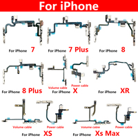 Volume d'alimentation mobile Flex pour iPhone 15 14 13 12 Mini 11 Pro 8 7 Plus X XR XS MAX Volume On Off Bouton Flex Pièce de réparation en gros