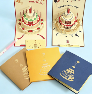 <span class=keywords><strong>Carte</strong></span> de vœux d'anniversaire 3D pop-up, faite à la main, design gâteau découpé en papier, <span class=keywords><strong>carte</strong></span> de vœux <span class=keywords><strong>joyeux</strong></span> anniversaire pour amis, <span class=keywords><strong>amoureux</strong></span>, cadeau - Product Image 4