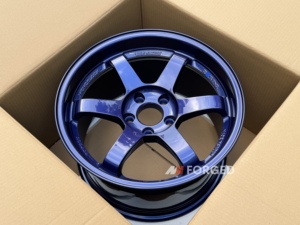 Tùy chỉnh MN giả mạo te37 SL <span class=keywords><strong>Mag</strong></span> màu xanh lớn Lip Hợp Kim Bánh xe vành cho Subaru Brz Civic loại r BMW F80 F82 E46 mathering giả mạo bánh xe - Product Image 4