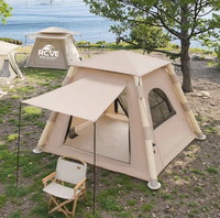 Tente pneumatique de luxe en gros tente de voiture en tissu Oxford imperméable personnalisée pour le glamping pour l'extérieur