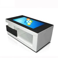 Kiosque publicitaire tout-en-un 43 pouces avec écran tactile pour affichage de texte en intérieur, support sur pied pour magasin de détail, signalétique directionnelle pour ascenseur