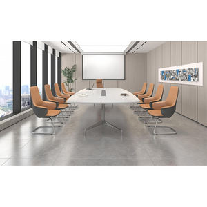 Chaise de bureau en cuir moderne de luxe avec accoudoirs réglables et hauteur pivotante, inclinable, massage, design ergonomique pour patron - Product Image 3