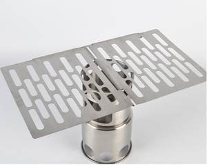 Portable En Acier Inoxydable Pliant BBQ Pique-Nique Griller Panier Grand Outil Utile Barbecue Poisson Légumes Crevettes-pour Camping Randonnée - Product Image 5