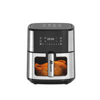 Freidora de Aire Digital Anbolife de 6.5L, 1600W, Pantalla Táctil LED, 8 Ajustes Preestablecidos OneTouch, Sin Aceite, con Ventana y Cesta Antiadherente, OEM/ODM