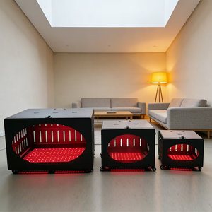 Nieuwe aanwinst staande ODM/OEM full body rood lichttherapie kist 120x5W LED US stekker voor spierherstel huidbehandeling voor huisdieren - Product Image 3