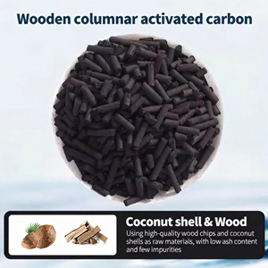 Carvão Ativado Cilíndrico à Base de Carvão Usado como Suporte Catalítico Impregnado com Carbonato de Potássio - Product Image 2