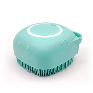 New Grooming Pet Shampoo Brush Silicone Dog Hair Brush Shedding Dog <b>Bath</b> Brush - Product Image 1