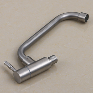 Grifo de Cocina de Acero Inoxidable 304 de un Solo Grifo y Montaje en Pared, Diseño Moderno, Fácil Instalación - Product Image 4