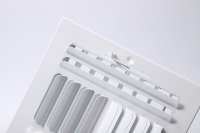Grilles de ventilation carrées en acier pour plafond HVAC, à trois voies, pour montage mural latéral extérieur, 4CB0808, pour climatisation