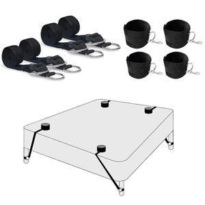 SM Bed Restraints Binding Supplies Bed Pillars <strong>Table</strong> Corners Ring Covers Hand and Foot Handcuffs - Product Image 1