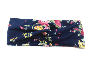 Yilibei, venta al por mayor, accesorios para el cabello con estampado bohemio, envolturas para la cabeza de tela ancha, bandas elásticas cruzadas populares para Niñas para mujeres
