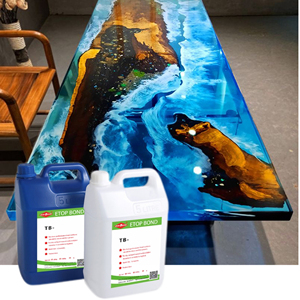 2024 chống vàng Silicone khuôn kích thước lớn cho nhựa <span class=keywords><strong>Epoxy</strong></span> đồ nội thất bảng Top nhựa <span class=keywords><strong>Epoxy</strong></span> AB keo - Product Image 1