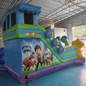 Maison commerciale de rebond de chien de <span class=keywords><strong>patrouille</strong></span> de patte PVC extérieur grand château de terrain de jeu pour enfants ville <span class=keywords><strong>gonflable</strong></span> d'amusement pour la <span class=keywords><strong>location</strong></span> - Product Image 4