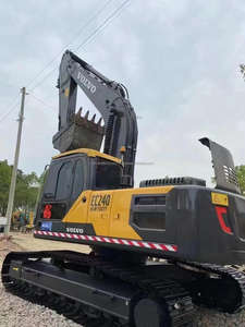 Excavatrice utilisée Volvo EC240 sur chenilles en bon état 240 210 300dl Excavatrice Volvo d'origine 24 tonnes Prix compétitif - Product Image 3