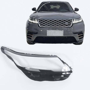 Cubierta protectora de cristal delantero para coche, cubierta de faro delantero, lente de luz de cabeza, carcasa de pantalla para Range Rover <span class=keywords><strong>Velar</strong></span> - Product Image 1