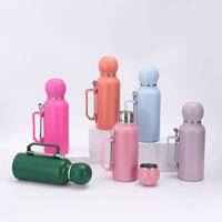 Bouteille isotherme en acier inoxydable de qualité supérieure, grande capacité 1300 ml, pour Yerba Maté, à double paroi sous vide, avec paille