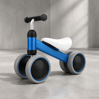 Sepeda Anak Grosir dengan Pedal Biasa, Rangka Baja Karbon & Roda EVA 10 inci untuk Balita Usia 1-3 Tahun