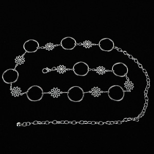 Chaîne de Taille Femme en Or et Argent, Chaîne de Corps Cœur, Étoile pour Robes et Jeans - Product Image 5