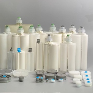 75ml 10:1 PBT bianco doppia cartuccia AB monouso tubo vuoto cartuccia in plastica bicomponente per tappo dentale preassemblato - Product Image 6