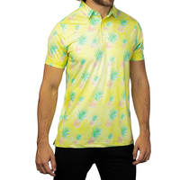 Polo imprimé personnalisé pour hommes, logo, vêtements de golf de haute qualité, t-shirt de golf personnalisé, polo de golf