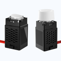 Interrupteur rotatif à bouton-poussoir LED avec télécommande, homologué ELMAK SAA, garantie 3 ans (norme australienne, usage résidentiel)