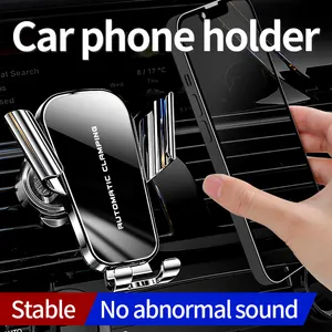 Dudukan ponsel di mobil, dudukan ponsel di kendaraan gratis untuk pengisi daya SmartphoneCar dengan kait logam OEM