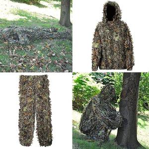 Ensemble de camouflage 3D feuille verte <span class=keywords><strong>Gili</strong></span>, léger et respirant, pour la photographie de la faune en extérieur et la randonnée en forêt - Product Image 4