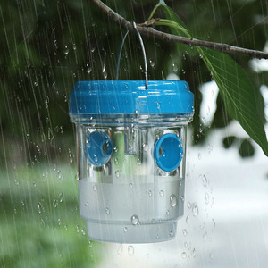 Nouveau design de pièges à mouches des fruits en plastique à luminescence à énergie solaire piège à mouches étanche de haute qualité pour tuer les parasites - Product Image 5